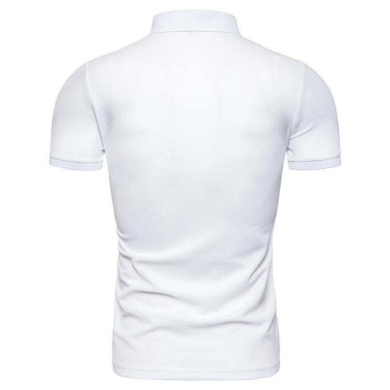 Title 2, Slim Fit Short-Sleeved Cotton Polo Shirt for Me...