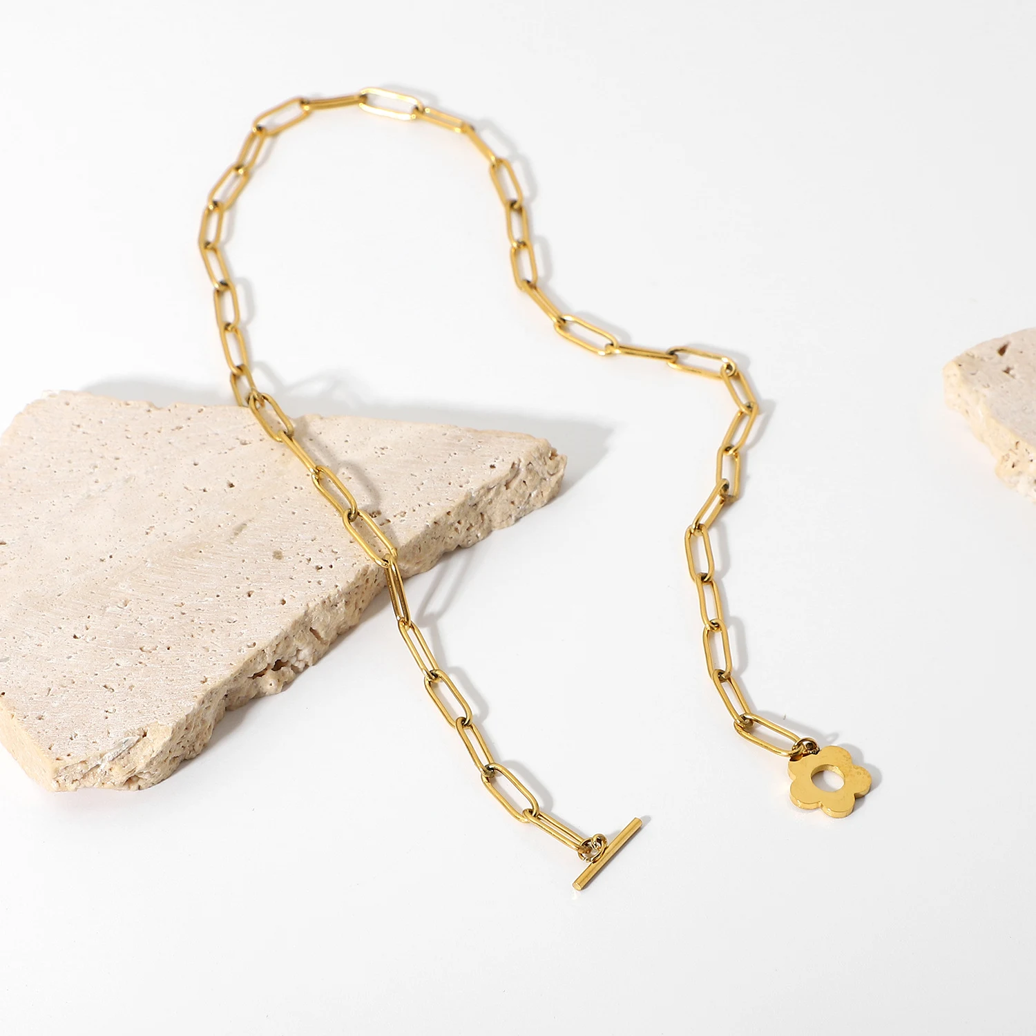 Colar Corrente com Clip para Mulheres Acessório de Moda Elegante e Versátil Fecho Seguro Design Moderno Perfeito para Todas as Ocasiões — foto 7