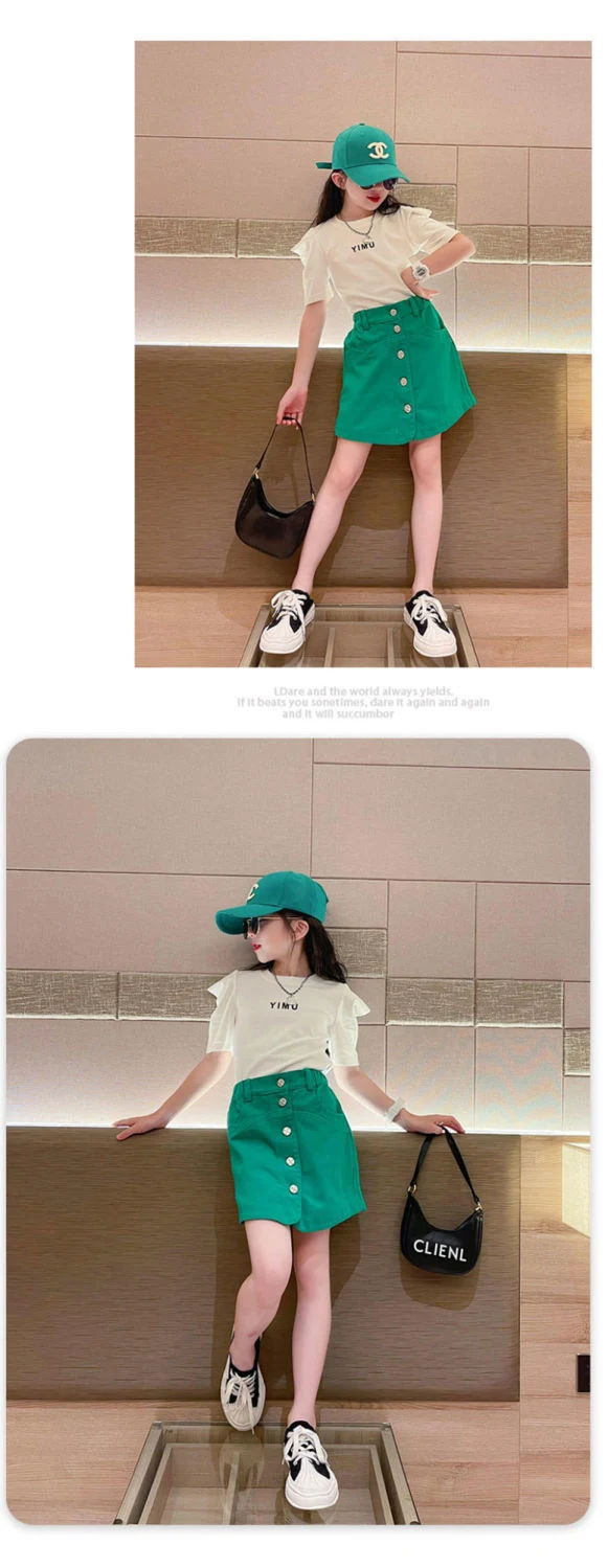 Conjunto esportivo ocidental para meninas adolescentes, roupa casual de duas peças para lazer, perfeito para atividades esportivas e momentos de diversão. — foto 8