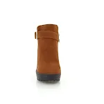 Women's Mid Heel Boots with Belt Buckle, Large Sizes 40-48, Suede Martin Boots, Comfortable and Stylish for Everyday Wea — photo 3