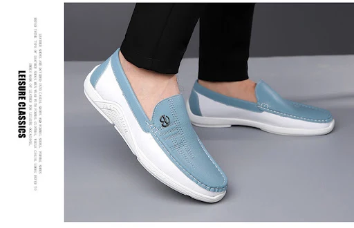 Title 2, Summer Mens Casual Leather Shoes. Comfortable,...