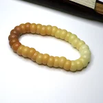 Pulseira de sementes Bodhi para fricção com dedos, fria, para homens e mulheres. Alivia o estresse, promove a calma e é ideal para meditação. — foto 1