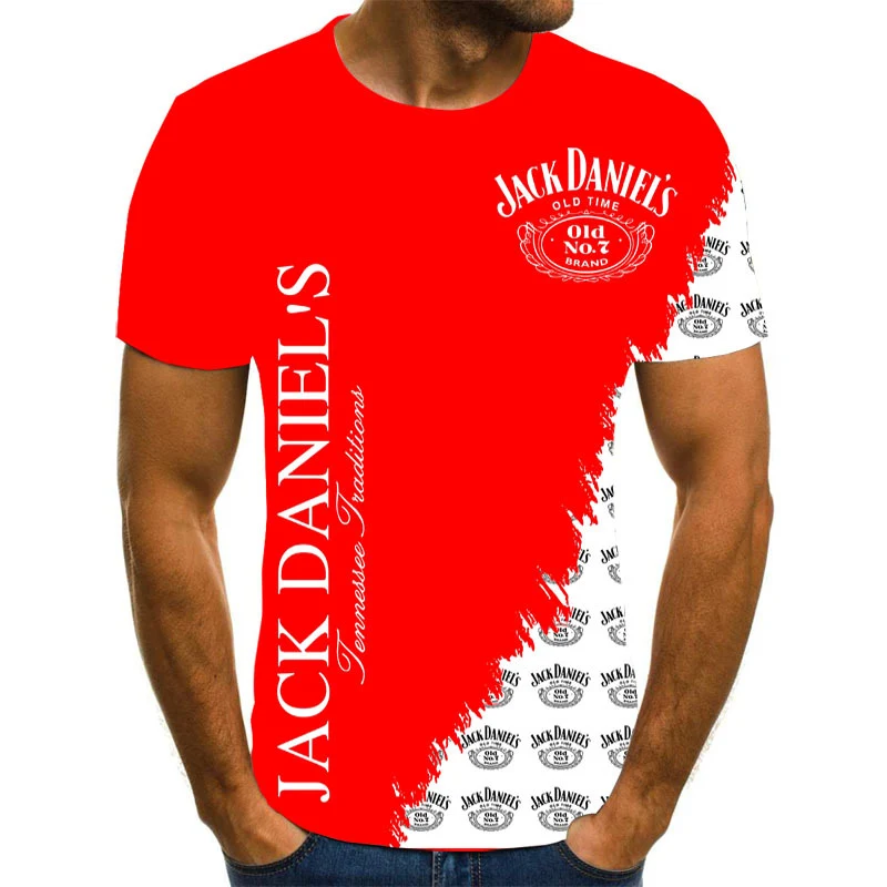 Title 6, 3D graffiti breathable round neck short sleeve ...