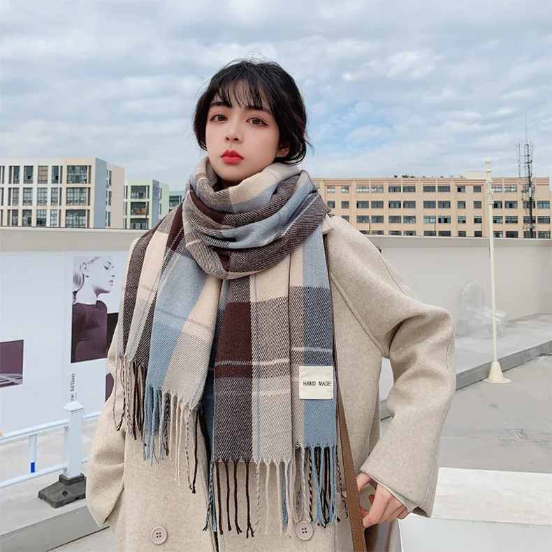 Title 5, Sciarpa Invernale da Donna Versione Coreana Cla...