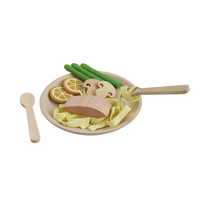 Cozinha de brinquedo infantil de madeira Casa de brincar simulação utensílios de cozinha Brincadeira de faz de conta Estimula a criatividade e imaginação — foto 4