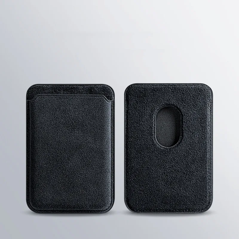 Title 3, Premium Suede Magnetic Card Holder Stylish & Se...