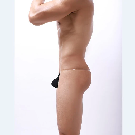 Title 1, Mens Ice Silk White Thong Underwear for ultima...
