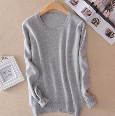 Kaschmirpullover weiblich gestrickte Pullover Frauen Winterpullover plus Größe Kaschmirpullover Frauen Jumper O Hals ziehen Femme — foto 6