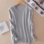 Kaschmirpullover weiblich gestrickte Pullover Frauen Winterpullover plus Größe Kaschmirpullover Frauen Jumper O Hals ziehen Femme — foto 6