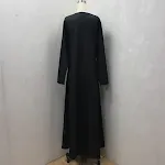 Orta Doğu Kadın Rhinestone Sıcak Düzeltme Fermuarlı Hırka Slim Robe, zarif ve ince bir görünüm için mükemmel bir seçim — Fotoğraf 16