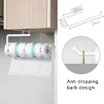 Non-perforated kitchen dedicated paper towel rack. Keep your kitchen tidy and paper towels accessible without any drilli — photo 3