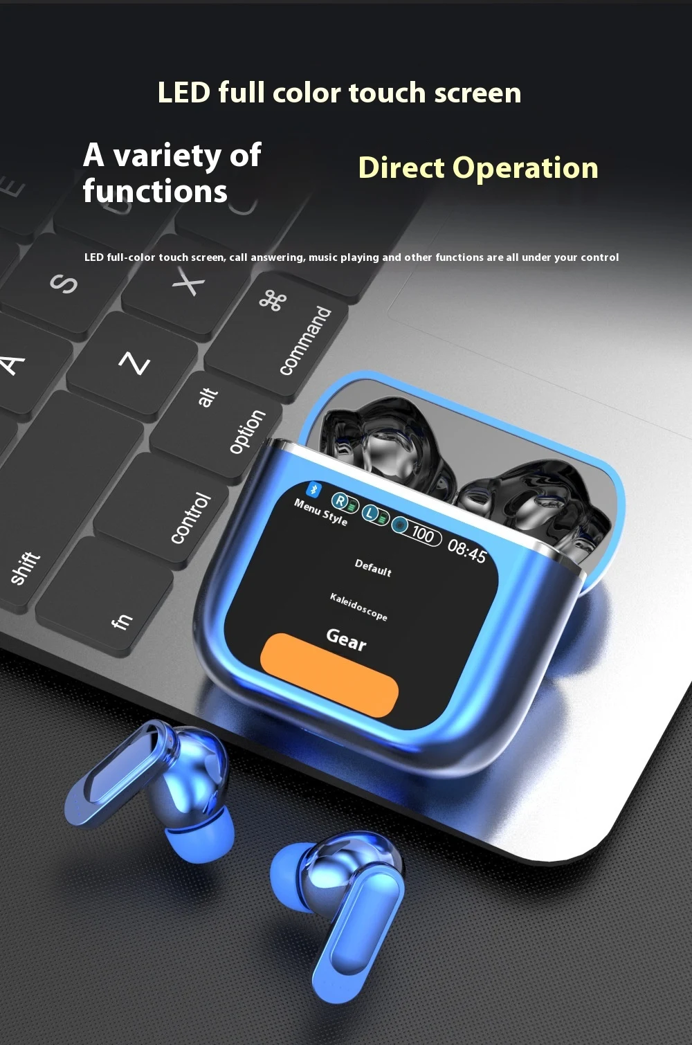 Title 2, Wireless 5.4 Bluetooth ANC ENC Noise Reduction ...