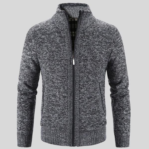 Title 4, Mens Solid Color Stand Collar Cardigan Jacket ...