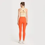 Lycra Workout Kleidung hohe Taille Peach, für ein angenehmes Tragegefühl und eine tolle Figur beim Sport, ideal für Workouts. — foto 3