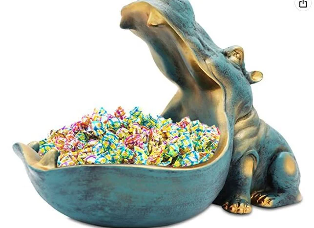 Hippo Decoration Creative Home Living Room Shoe Cabinet Sundries Organizer Ornament Stylish and Functional Home Decor So — photo 1