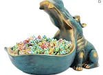 Hippo Decoration Creative Home Living Room Shoe Cabinet Sundries Organizer Ornament Stylish and Functional Home Decor So — photo 1