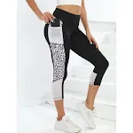 White Net Leopard Print