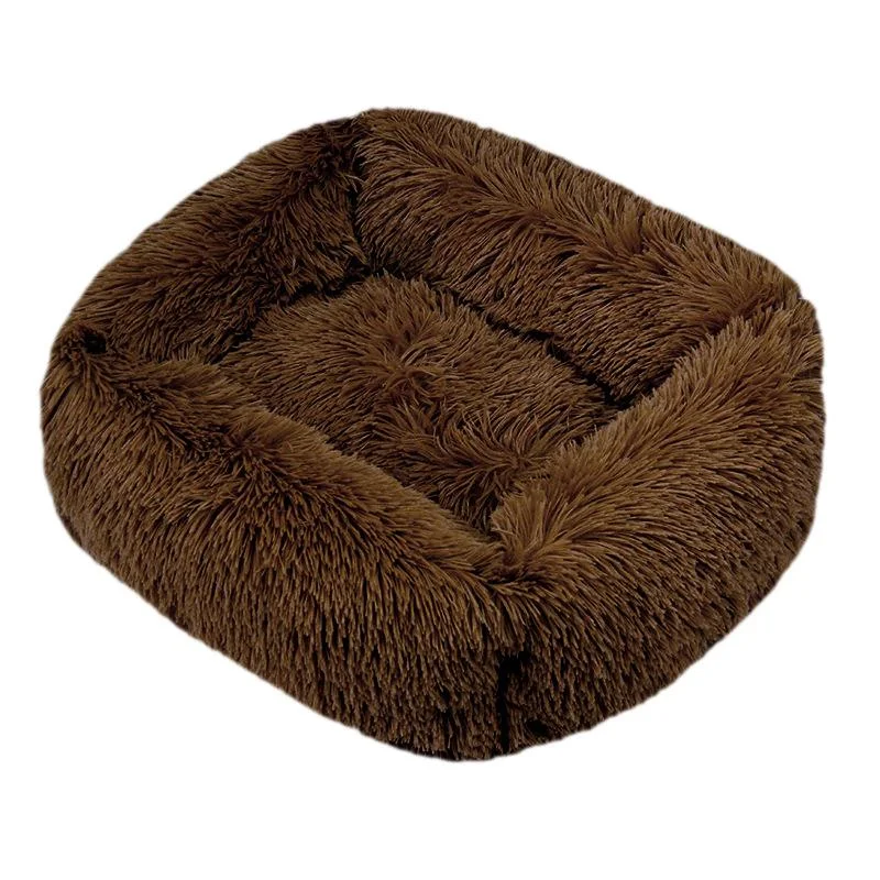 Winter Plush Pet Nest Square Mat, Cozy and Warm Bed for Dogs and Cats, Soft and Comfortable, Perfect for Cold Weather an — photo 3