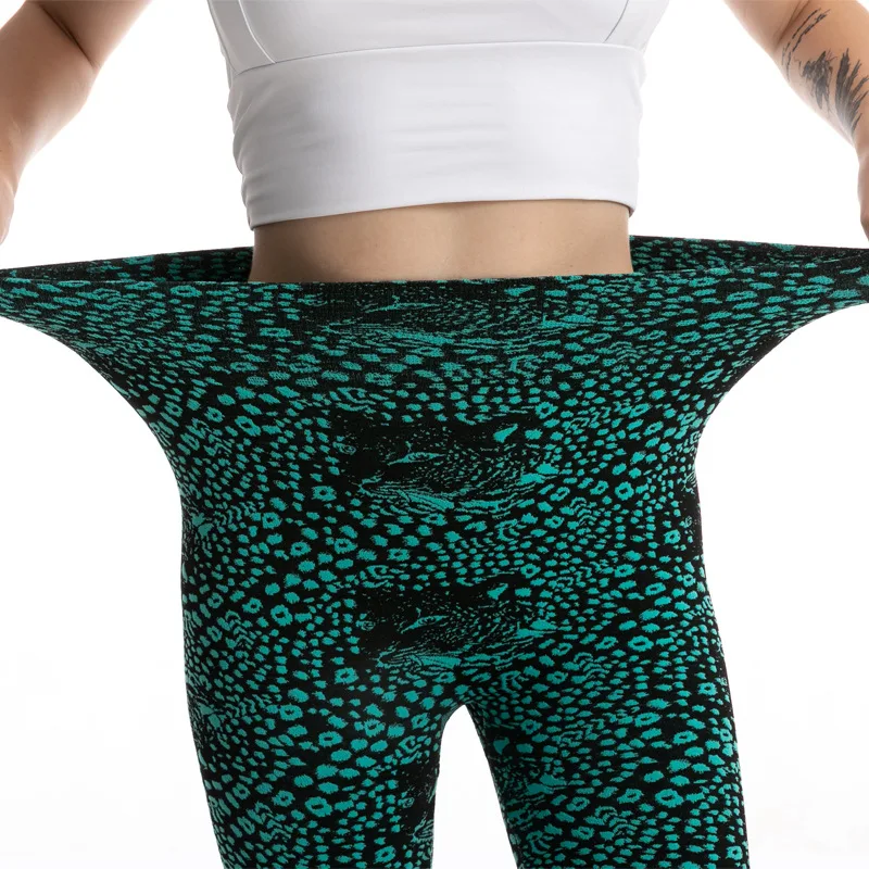 Title 29, Pantaloni donna in maglia jacquard plus size, s...