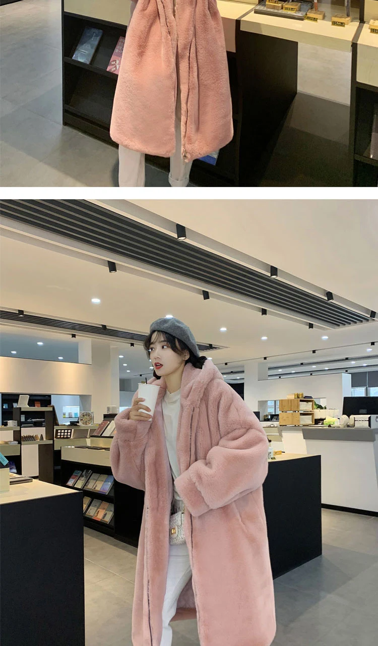 Title 5, Womens Winter Loose Large Size Imitation Mink ...