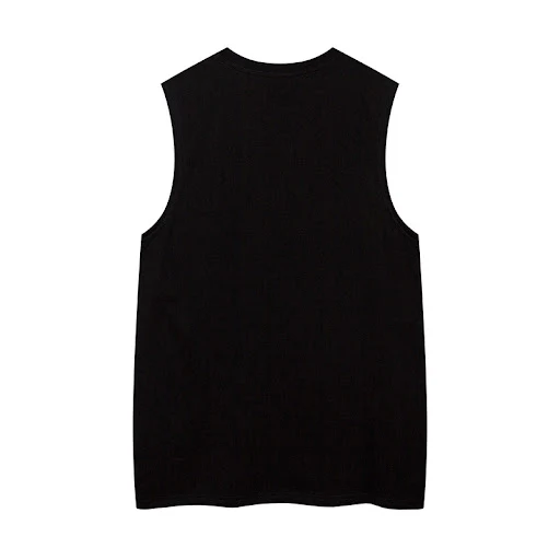 Title 6, Mens Letter Necklace Round Neck Vest, comforta...