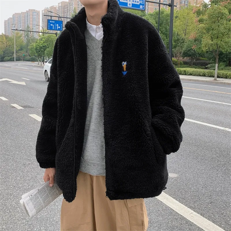 Title 2, Winter Thickened Plus Velvet Lamb Wool Cotton J...