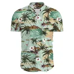 Men's Casual Fashion 3D Digital Printing Short Sleeve Shirt, breathable, lightweight, comfortable, perfect for everyday — photo 12