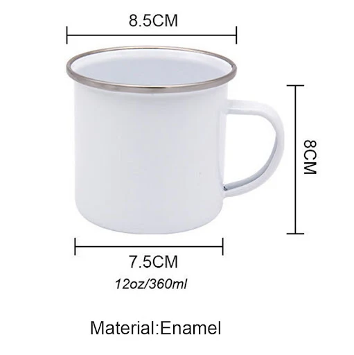 Title 6, Dachshund Print Enamel Cup Mug for your favorit...