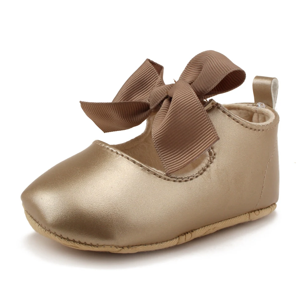 Nieuwe baby peuterschoenen met boog, 2 kleuren prinsesschoenen. Deze schattige schoenen bieden comfort en stijl voor je kleine — foto 5