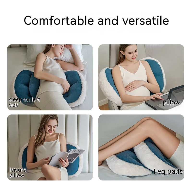 Travesseiro em U para Gestantes Apoio Lateral Barriga Conforto ao Dormir Suporte para a Barriga e Costas Durma Bem com Este Travesseiro — foto 11