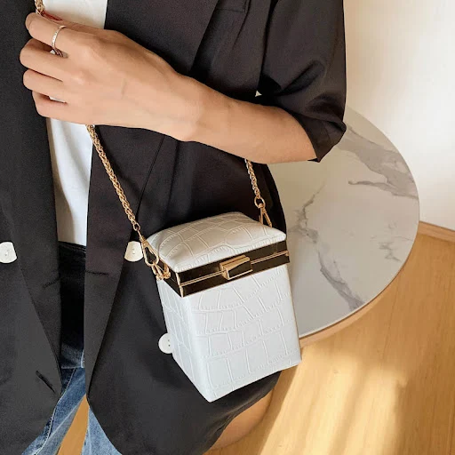 Title 4, Box Small Bag Female Retro Stone Pattern Smal...
