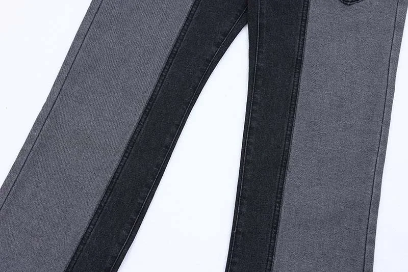 Title 9, High Street Retro Patchwork Contrast Color Wash...