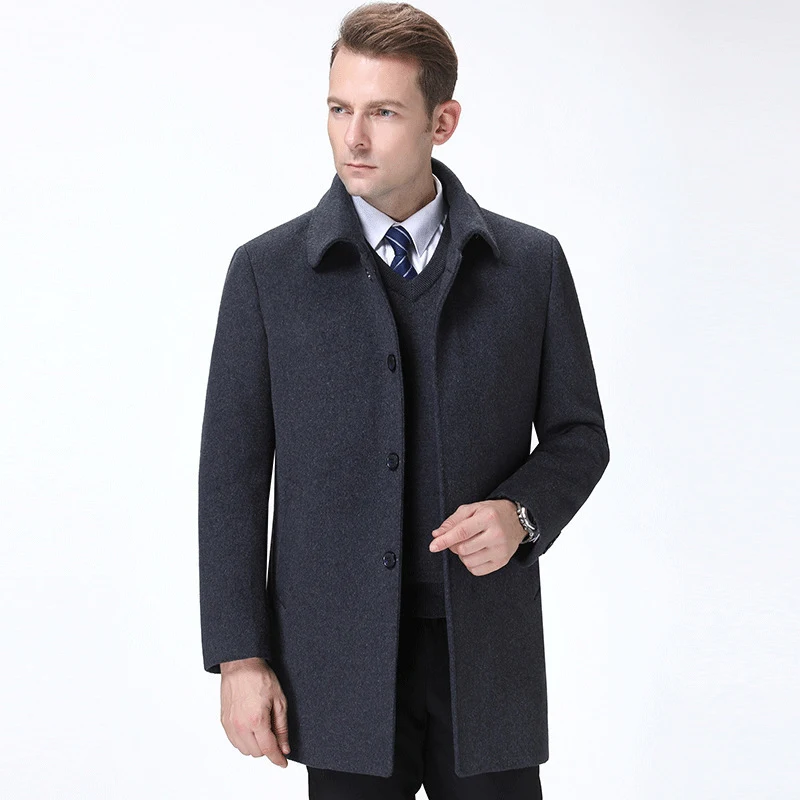 Title 4, Cappotto in cashmere con fodera in piuma, spess...