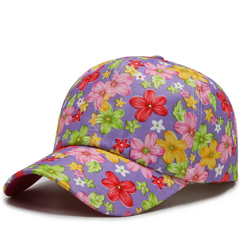 All-match cotton sunshade small floral baseball cap. Provides sun protection and complements any casual outfit effortles — photo 8