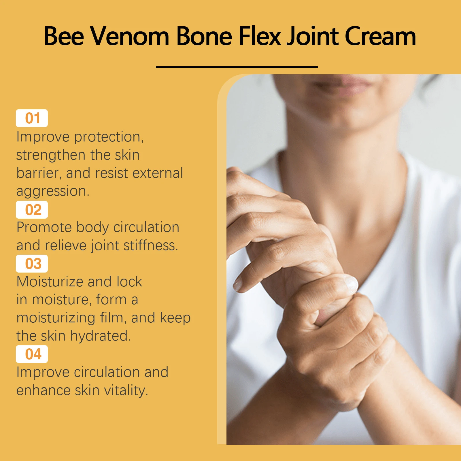 Creme para juntas do pescoço, suave, confortável e hidratante. Proporciona alívio e hidratação para um pescoço mais flexível. — foto 7
