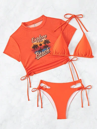 Title 28, Womens Three Piece Bikini Enjoy summer with th...