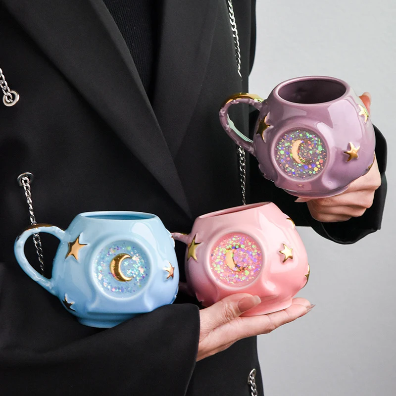Title 7, Ceramic Good-looking Bright Starry Sky Mug. Enj...