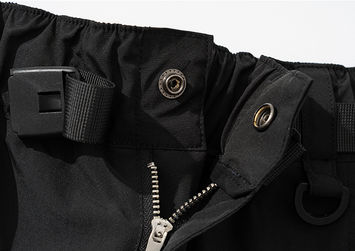 Title 7, Japanese Street Color Matching Big Pocket Wide-...