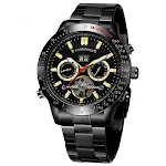 Relógio Mecânico Automático Tourbillon Multifunções Casual de Moda Desfrute de elegância e precisão para um visual sofisticado e moderno em qualquer situação. — foto 5
