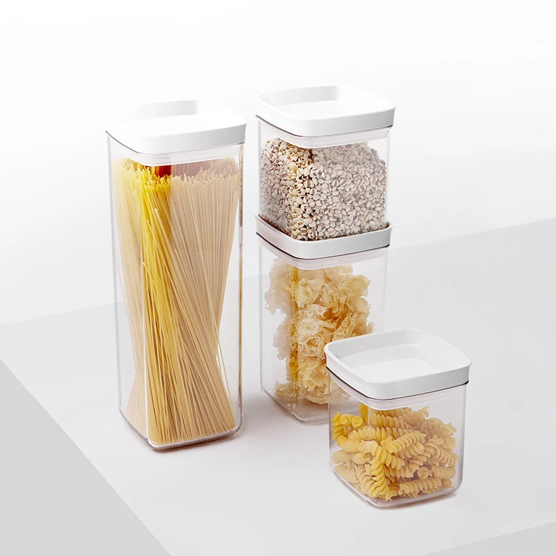 Plastic sealed can for food storage, keeping items fresh and dry for extended periods. Airtight, reusable, and perfect f — photo 2