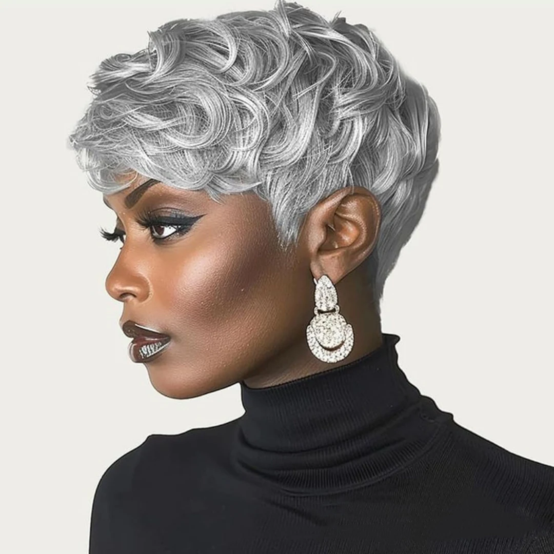 Short Curly Layered Wig for a stylish and easy look. This wig offers natural volume and is perfect for everyday wear wit — photo 7
