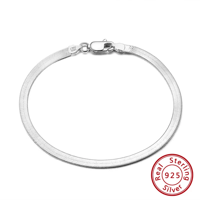 Title 2, Pulseira de prata esterlina S925 com design de ...