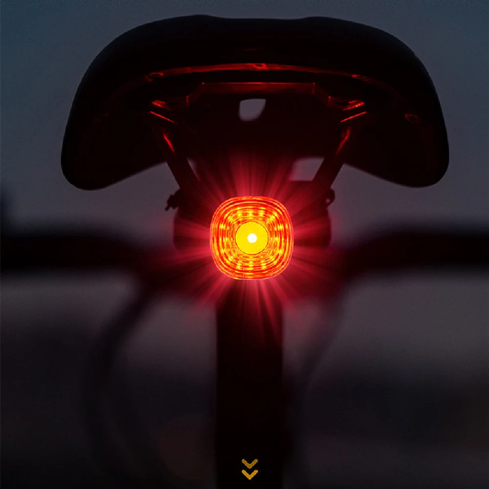 Intelligent Induction Brake Taillight Road Mountain Bike Safety Warning Light. Enhanced visibility and safety for cyclis — photo 14