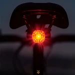 Intelligent Induction Brake Taillight Road Mountain Bike Safety Warning Light. Enhanced visibility and safety for cyclis — photo 14