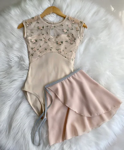 Title 6, Womens Embroidered Jumpsuit Ballet Practice Cl...