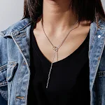 Colar Curto Simples com Ilhós para Mulher Um acessório elegante e fácil de usar que complementa seu visual diário com um toque charmoso. — foto 12