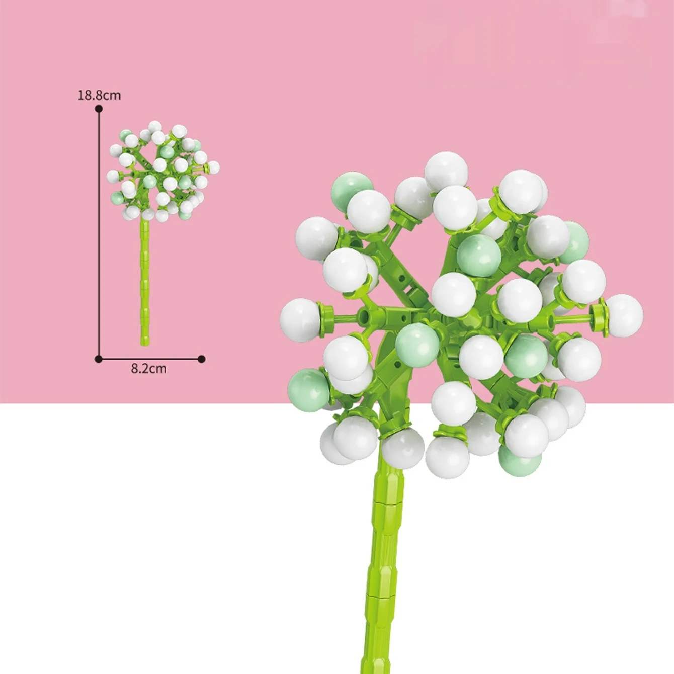 Building Blocks Flower Decoration Bouquet Rose Assembled Toy — photo 33
