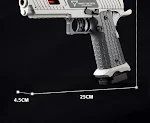 Pistola de brinquedo Tactical Master Pull Bolt com lançamento contínuo de cabelo, mecânica e diversão garantida. — foto 10