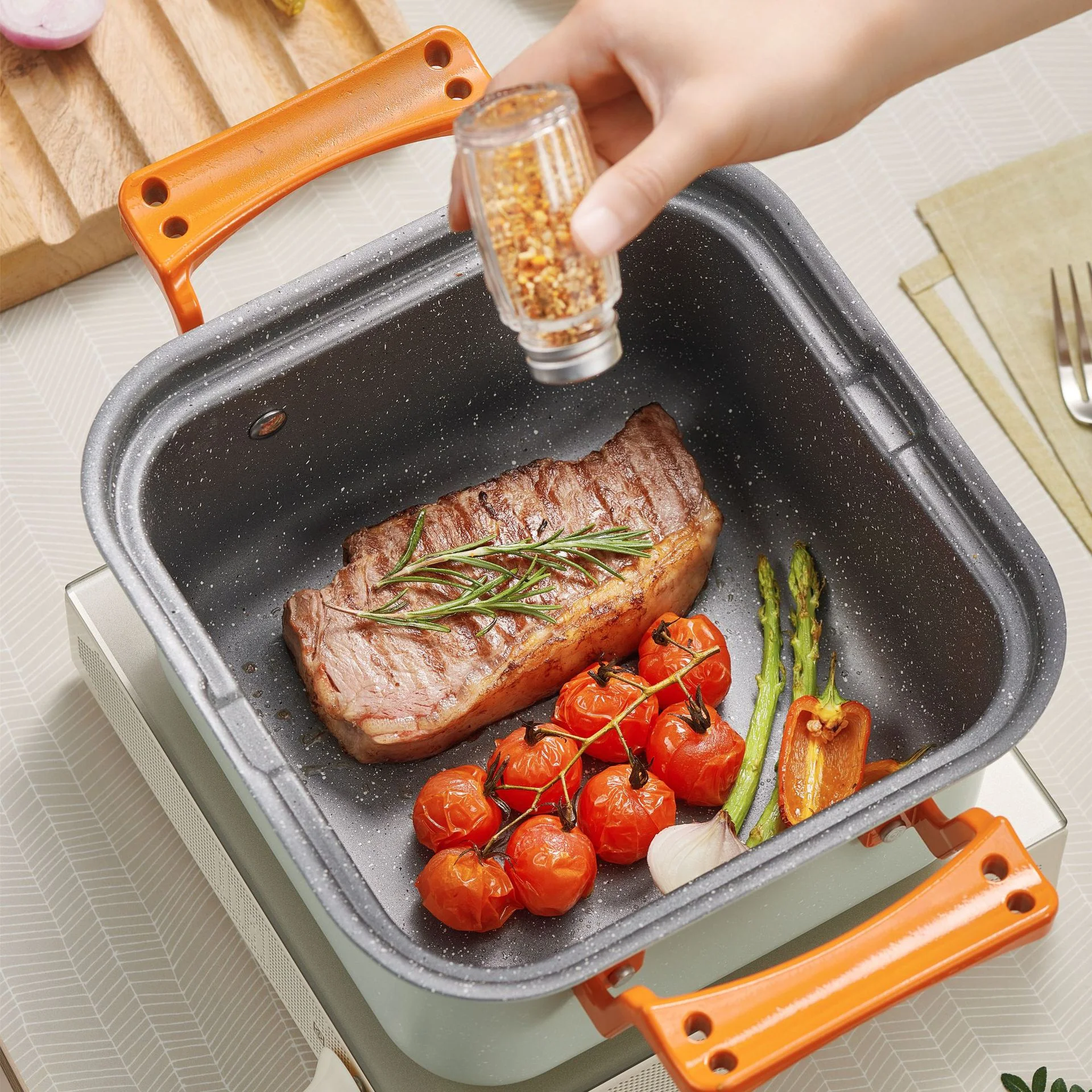 Title 8, Large Capacity Household Small Fryer Cook Delic...