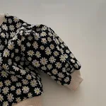 Baby Baobao Herfst Winter Jurk Bubble Mouwen Prinses Top Zacht en Warm Perfect voor Feestjes en Dagelijks Gebruik — foto 6